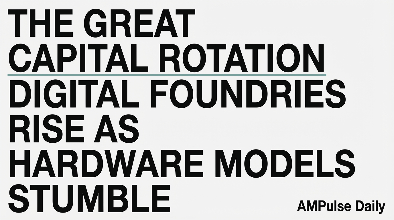 The Great Capital Rotation: Digital Foundries Rise as Hardware Models ...
