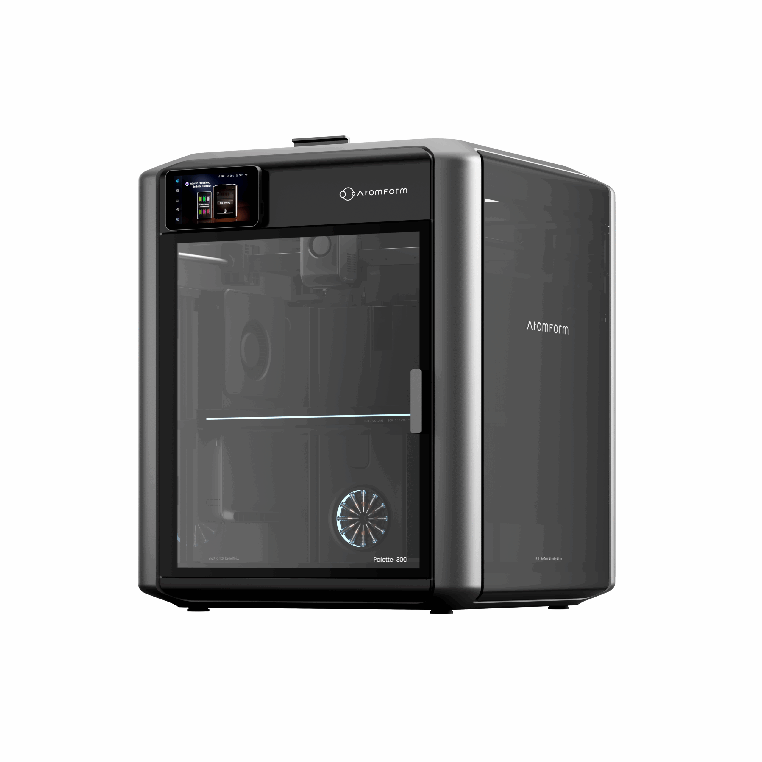 AtomForm Palette 300 12-nozzle multi-material 3D printer with 36-color capability