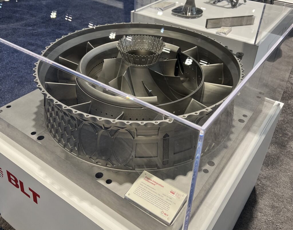 Metal 3D-printed aerospace component produced by BLT, illustrating the end-market Beijing Yuding AM targets