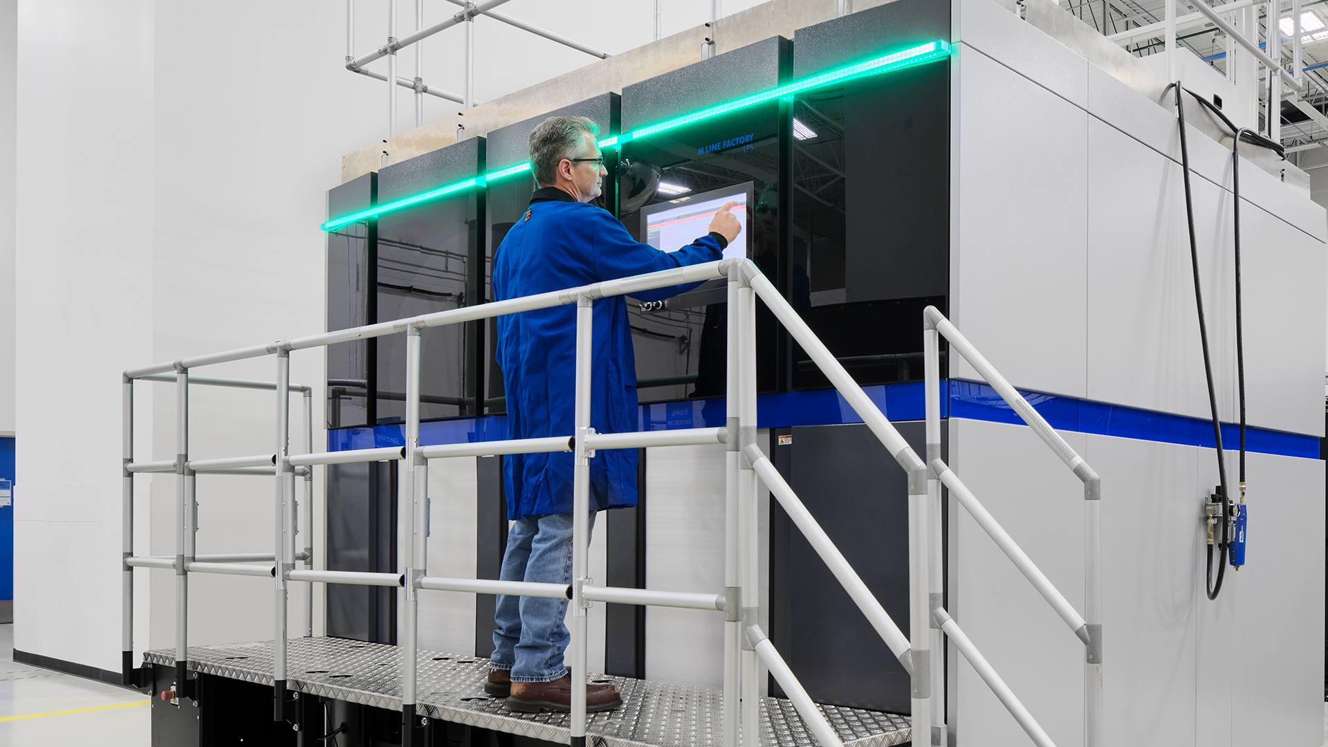 Colibrium Additive M Line metal LPBF 3D printer — three of these production-grade systems are being delivered to NAVAIR under the $31M contract