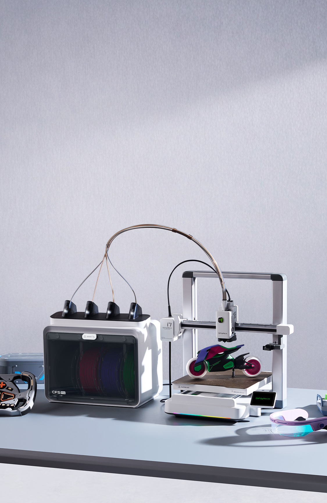 Creality's consumer 3D printer product family, spanning desktop FDM models from entry-level to advanced systems sold across global markets.