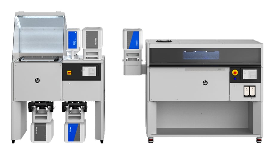 HP MJF 1200 operating in a workshop environment with minimal space requirements
